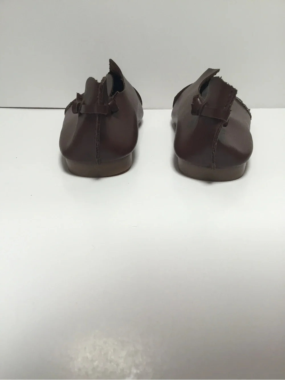 Women’s Brown Leather Slip-On Flats